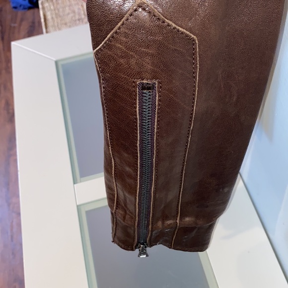 Andrew Marc New York CUIR Leather Moto Jacket - Picture 9 of 14